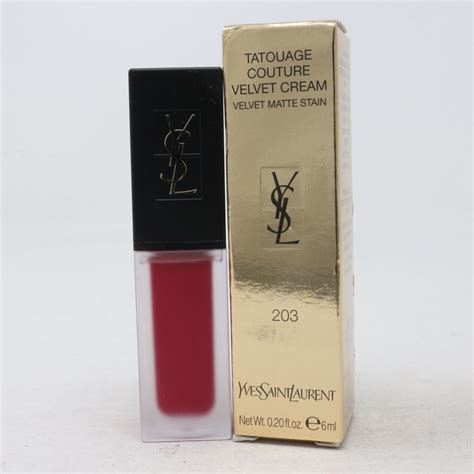 ysl tatouage couture velvet cream 203